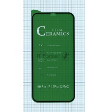 Керамическая пленка (стекло) для Iphone 12 / 12 Pro черная
