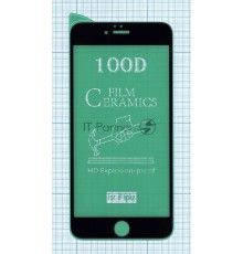 Керамическая пленка (стекло) для Iphone 6/ 6S plus черная