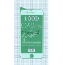 Керамическая пленка (стекло) для Iphone 6/ 6S белая