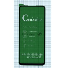 Керамическая пленка (стекло) для OPPO A72 черная