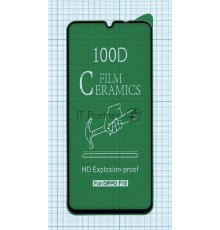 Керамическая пленка (стекло) для OPPO Reno 3 черная