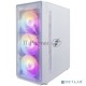 Компьютерный корпус 1STPLAYER FD3 White / ATX / 4x120mm LED fans inc. / FD3-WH-4F1-W