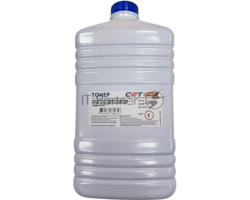 Тонер Cet Type 523 OSP0523C500 голубой бутылка 500гр. для принтера Ricon Aficio MPC2503/SPC830
