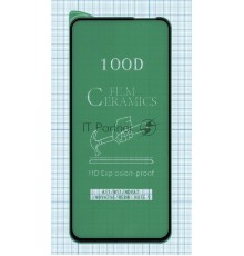 Керамическая пленка (стекло) для Xiaomi Redmi Note 9 черная