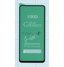 Керамическая пленка (стекло) для Xiaomi Redmi Note 9S черная