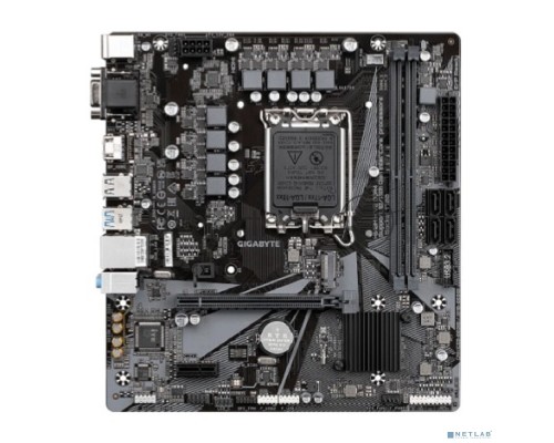 Материнская плата GIGABYTE H610M H V2 DDR4, LGA 1700, Intel H610, 2xDDR4, 4xSATA, 1xM.2, 1xPCI-E 4.0 x16, 1xPCI-E 4.0 x1, 1xHDMI, 1xVGA, 1x 1Gb LAN, 2xUSB 3.2 Gen 1, 4xUSB 2.0, 3x3.5 мм, 7.1, Micro-ATX