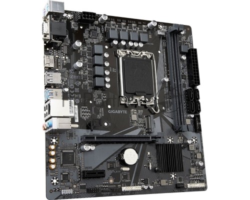 Материнская плата GIGABYTE H610M H V2 DDR4, LGA 1700, Intel H610, 2xDDR4, 4xSATA, 1xM.2, 1xPCI-E 4.0 x16, 1xPCI-E 4.0 x1, 1xHDMI, 1xVGA, 1x 1Gb LAN, 2xUSB 3.2 Gen 1, 4xUSB 2.0, 3x3.5 мм, 7.1, Micro-ATX