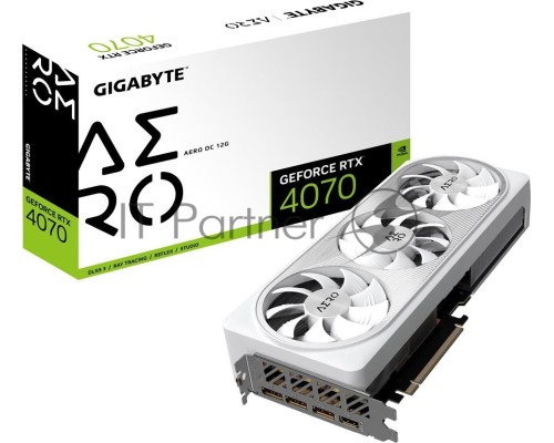 Видеокарта Gigabyte GV-N4070AERO OC-12GD Geforce RTX 4070 AERO OC