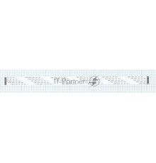 Шлейф универсальный 16pin, шаг 1мм, длина 30см