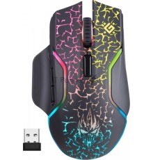 Мышь беспроводная Defender Oneshot GM-067 черный, 3200 dpi, радиоканал, USB, кнопки - 7