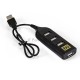 Хаб USB (концентратор) ExeGate EX293976RUS DUB-42 (кабель-адаптер USB2.0 --> 4xUSB2.0, Plug&Play, черный)