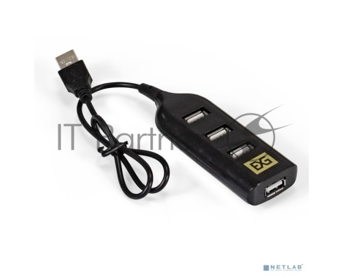 Хаб USB (концентратор) ExeGate EX293976RUS DUB-42 (кабель-адаптер USB2.0 --> 4xUSB2.0, Plug&Play, черный)