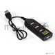 Хаб USB (концентратор) ExeGate EX293976RUS DUB-42 (кабель-адаптер USB2.0 --> 4xUSB2.0, Plug&Play, черный)