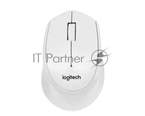 Мышь беспроводная Logitech M330 SILENT PLUS белый, 1000 dpi, радиоканал, USB, кнопки - 3