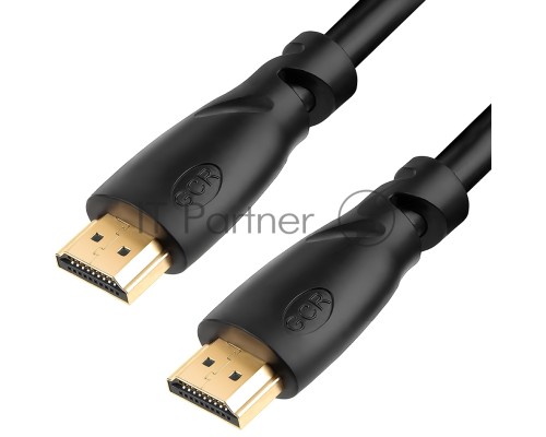 Кабель GCR 12.5m HDMI 1.4, 30/30 AWG, позолоченные контакты, FullHD, Ethernet 10.2 Гбит/с, 3D, 4K, экран, GCR-54571