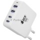 Сетевое зарядное устройство GCR 100W, 2 USB + 2 TypeC, GaN Tech Quick Charger, PD 3.0, белый