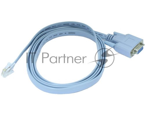 Консольный кабель OSNOVO  1 x Rj45, 1 x DB9 (female), 1,2м