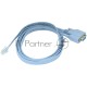 Консольный кабель OSNOVO  1 x Rj45, 1 x DB9 (female), 1,2м