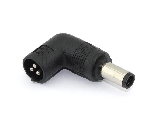 Переходник для ноутбуков Hp 7,4 pin 19.5V с 3-контактным разъемом