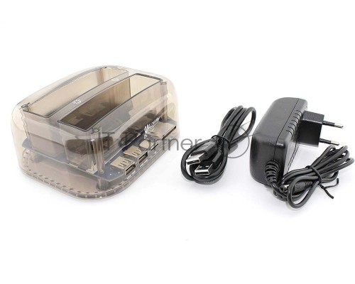 Адаптер-переходник (стакан) Yucun для HDD SATA/IDE USB 2.0 + кардридер