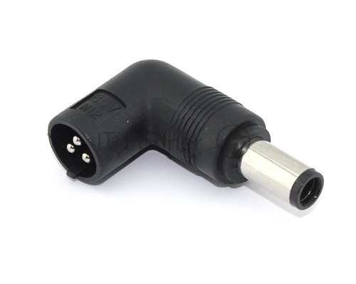 Переходник для ноутбуков Hp 7.4 pin 18.5V с 3-контактным разъемом