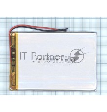 Аккумулятор Li-Pol (батарея) 3*65*95мм 2pin 3.7V/2500mAh