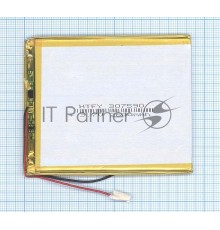 Аккумулятор Li-Pol (батарея) 3*75*90мм 2pin 3.7V/2600mAh