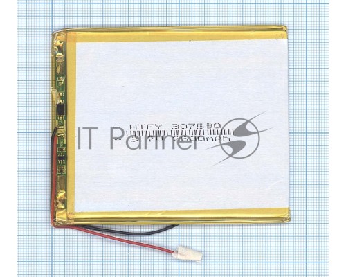 Аккумулятор Li-Pol (батарея) 3*75*90мм 2pin 3.7V/2600mAh
