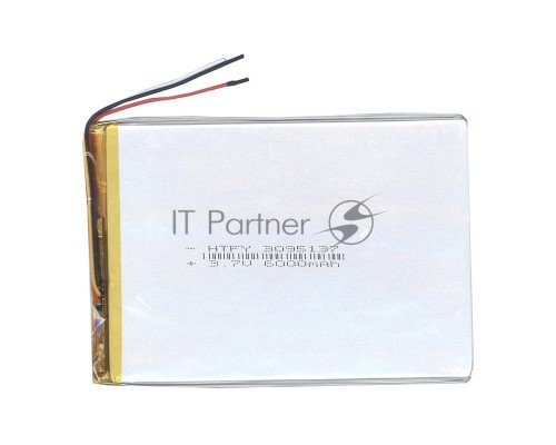 Аккумулятор Li-Pol (батарея) 3*95*137мм 3pin 3.7V/6000mAh