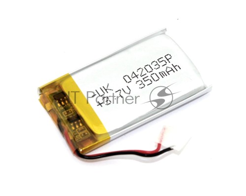 Аккумулятор Li-Pol (батарея) 4*20*35мм 2pin 3.7V/350mAh