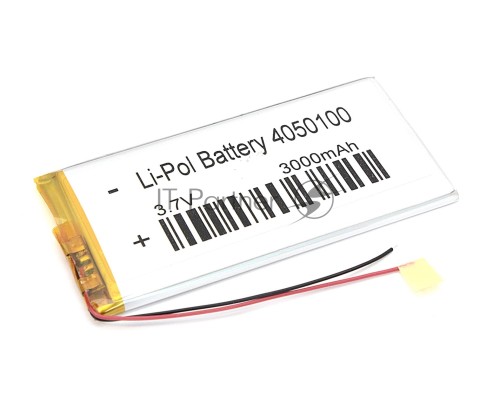 Аккумулятор Li-Pol (батарея) 4*50*100мм 2pin 3.7V/3000mAh