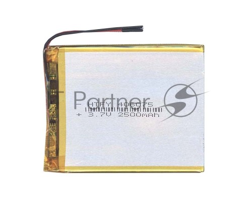 Аккумулятор Li-Pol (батарея) 4*60*75мм 2pin 3.7V/2500mAh