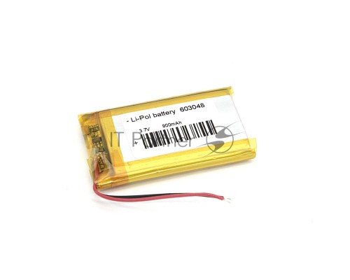 Аккумулятор Li-Pol (батарея) 6*30*48мм 2pin 3.7V/900mAh