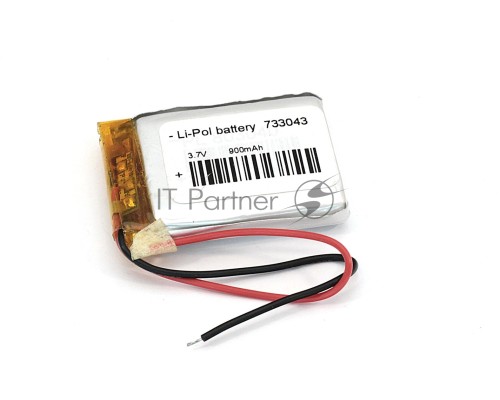 Аккумулятор Li-Pol (батарея) 7.3*30*43мм 2pin 3.7V/900mAh