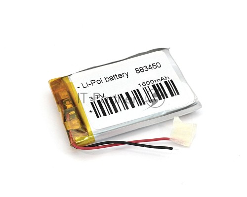 Аккумулятор Li-Pol (батарея) 8.8*34*50мм 2pin 3.7V/1600mAh