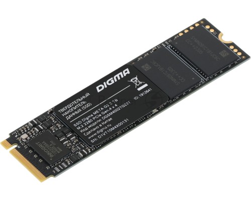 Накопитель SSD Digma PCI-E 4.0 x4 2Tb DGSM4002TG23T Meta G2 M.2 2280