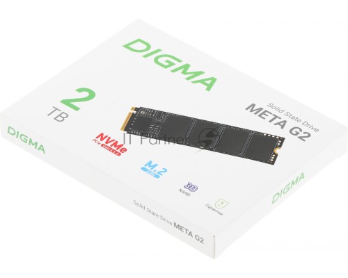 Накопитель SSD Digma PCI-E 4.0 x4 2Tb DGSM4002TG23T Meta G2 M.2 2280