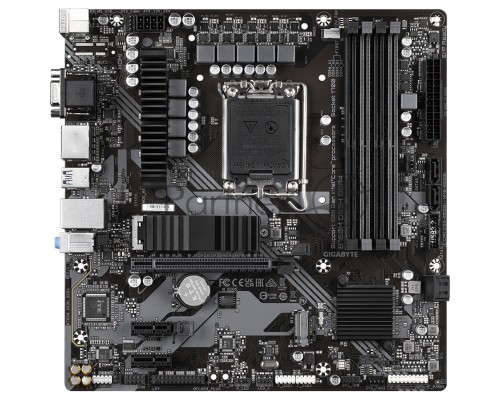 Материнская плата Gigabyte B760 DS3H DDR4, LGA 1700, Intel B760, 4xDDR4, 4xSATA, 2xM.2, 1xPCI-E 4.0 x16, 4xPCI-E 3.0 x1, 1xHDMI, 1xDP, 1x 1Gb LAN, 1xUSB 3.2 Gen 2, 1xUSB 3.2 Gen 2x2, 4xUSB 2.0, 3x3.5 мм, 7.1, ATX