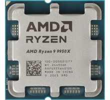 CPU AMD RYZEN 9 9950X OEM (100-000001277) {Granite Ridge AM5, Base 4,30GHz, Turbo 5,70GHz, GPU Radeon Graphics, L3 64Mb, TDP 170W}