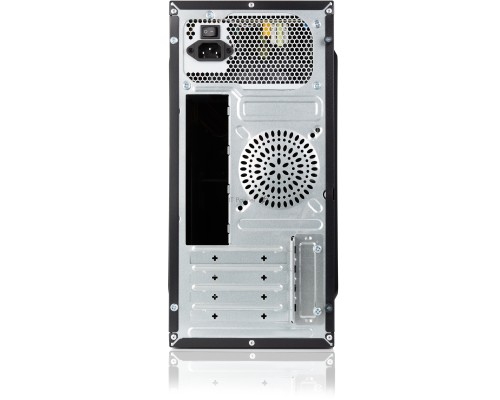 Компьютерный корпус с блоком питания 450Вт. Сase Forza mATX, 450W, 2xUSB3.0, Black, w/o FAN, 12 cm fan PSU, power cord