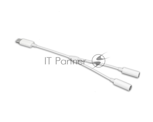 Аудио Адаптер CM28 Type-C - 2 3,5mm Female (мама)