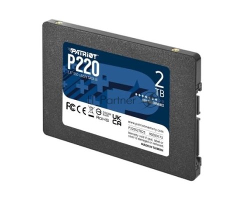 Накопитель SSD Patriot P220 2TB, SATA 2.5 Накопитель SSD Patriot P220 2TB, SATA 2.5