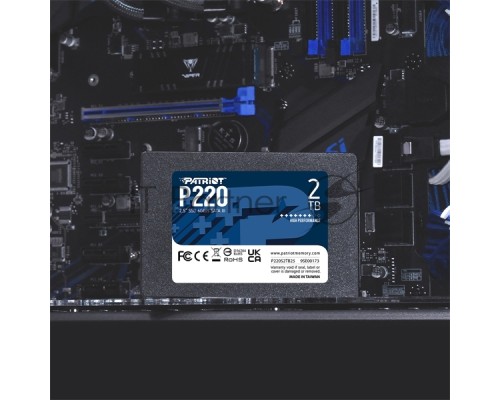 Накопитель SSD Patriot P220 2TB, SATA 2.5 Накопитель SSD Patriot P220 2TB, SATA 2.5