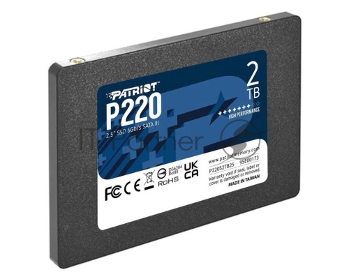 Накопитель SSD Patriot P220 2TB, SATA 2.5 Накопитель SSD Patriot P220 2TB, SATA 2.5
