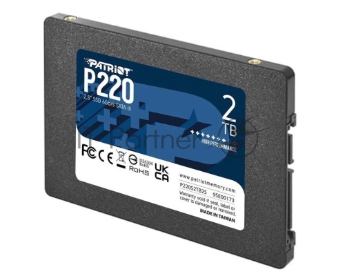 Накопитель SSD Patriot P220 2TB, SATA 2.5 Накопитель SSD Patriot P220 2TB, SATA 2.5