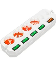 Удлинитель Most A16 6р/5м белый A16-BOX-Б 5М