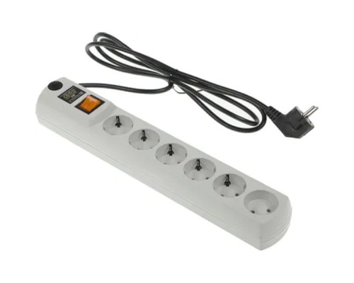 [Сетевые фильтры] Сетевой фильтр Most H6, 2м, белый [моsт h6-б 2м]