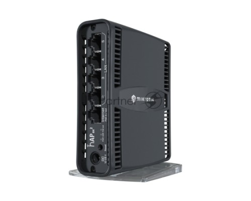 Маршрутизатор mikroTik hAP ax2 C52iG-5HaxD2HaxD-TC WIFI6, 2.4+5Ghz, 5RJ45 1Gbit, 1 POE