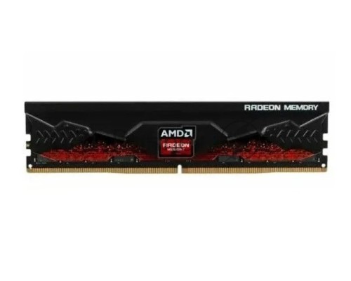 Оперативная память AMD Radeon™ 8GB DDR5 5200 DIMM Entertainment Series Black Gaming Memory R5S58G5200U1S Non-ECC, CL40, 1.1V, Heat Shield, RTL (R5S58G5200U1S)