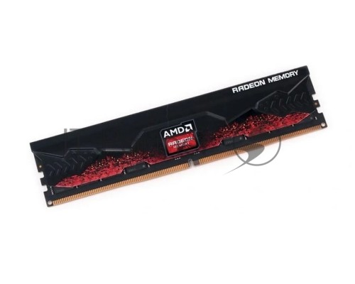 Оперативная память AMD Radeon™ 8GB DDR5 5200 DIMM Entertainment Series Black Gaming Memory R5S58G5200U1S Non-ECC, CL40, 1.1V, Heat Shield, RTL (R5S58G5200U1S)